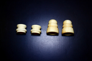 GWR 36 White / 58 White Performance Shorter Bump Stop Kit