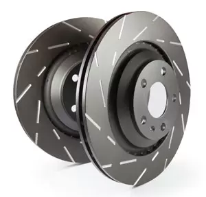EBC Ultimax Slotted Brake Rotors - FRONT PAIR 