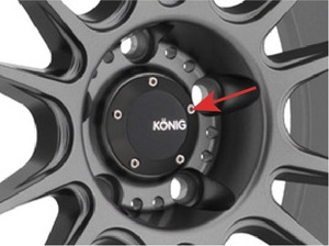 Konig Replacement Bolts for Center Caps