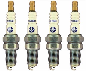 Brisk Silver Racing Spark Plugs (Set of 4)