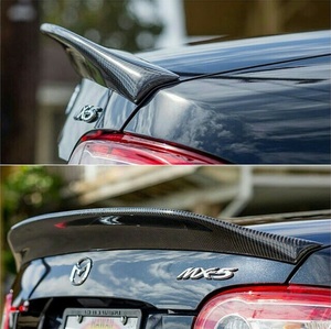 CarbonMiata NC Rear Spoiler - PRHT - Fiberglass