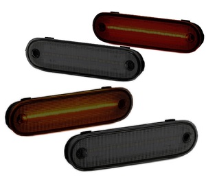 CarbonMiata LED Side Marker Lights - NA/NB - Smoked