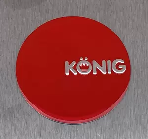 Konig RED center cap sticker