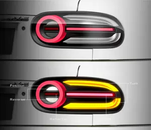 CarbonMiata LED Sequential Tail Lights for NA - Clear