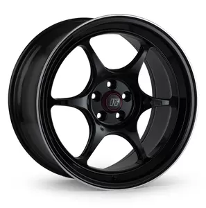 Enkei PF06 17x7 +38mm 4x100 Machined Black