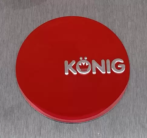 Konig RED center cap sticker - SET OF 4 for Miata