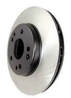 RX8 Centric Premium NON-slotted Rotor with Coated Center, Rear for RX8